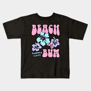 Coconut Girl Beach Bum Pastel Graphic Trendy y2k 90s Retro Kids T-Shirt